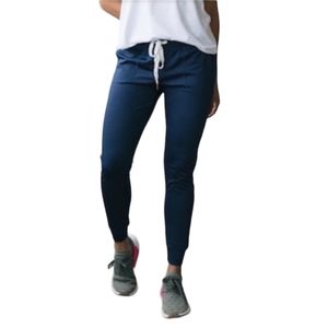Zyia Cozy Navy Blue Loungewear Athleisure Jogger Pants